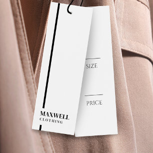 Cartes De Visite Marque de vêtements professionnels Hang Tags