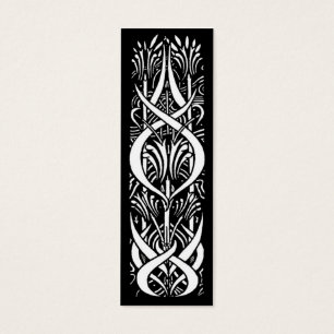 Cartes De Visite Marque-page d'abrégé sur frontière de Beardsley