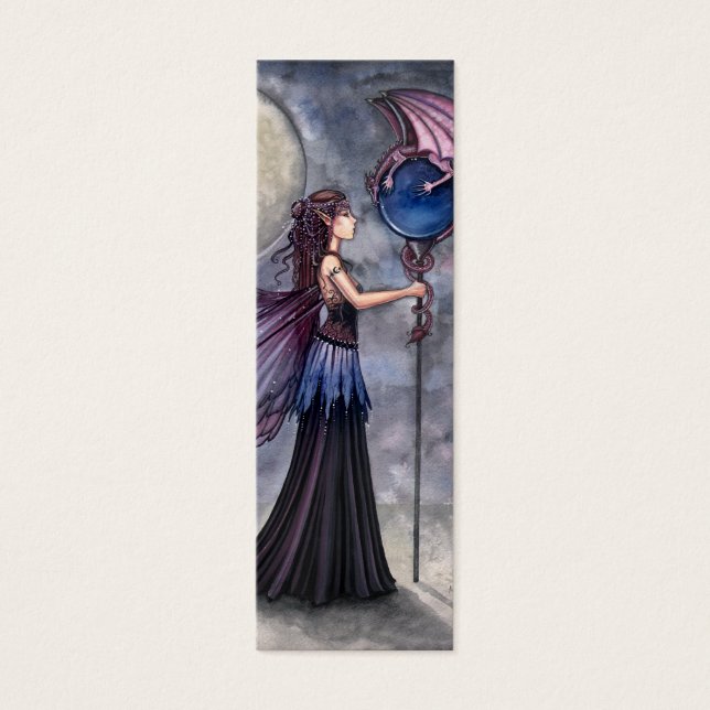 Cartes De Visite Marque-page Dragon Fée par Molly Harrison (Devant)
