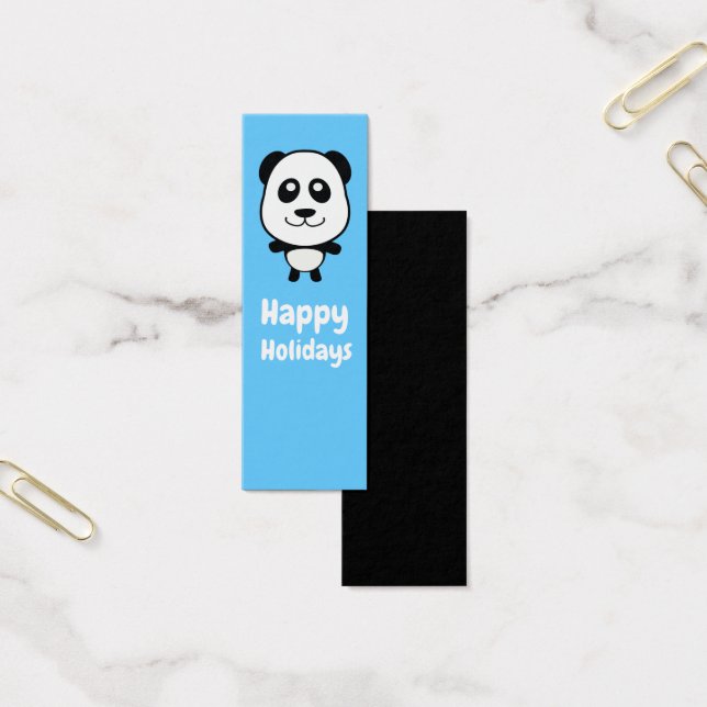 Cartes De Visite Marque-page Panda Dessin Animé Mignon (Bureau)