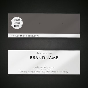 Cartes De Visite Marque personnalisée Logo oreille Bijoux Display C