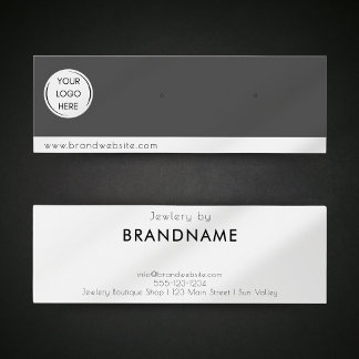 Cartes De Visite Marque personnalisée Logo oreille Bijoux Display C
