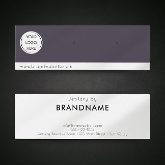 Cartes De Visite Marque personnalisée Logo oreille Bijoux Display C