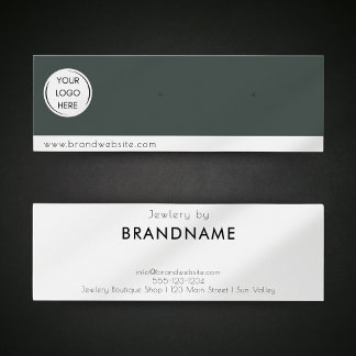 Cartes De Visite Marque personnalisée Logo oreille Bijoux Display C