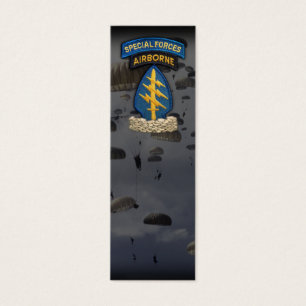 Cartes De Visite Marqueurs de patchs des Berets verts des forces sp