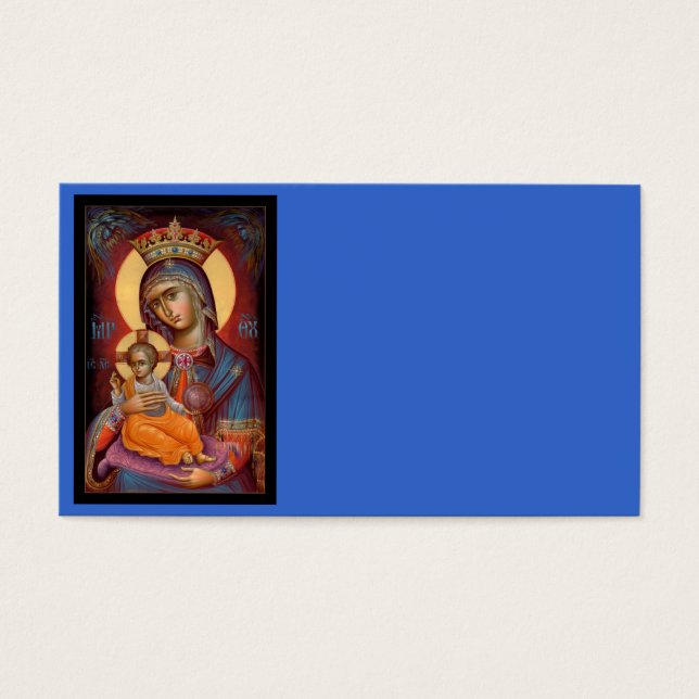 Cartes De Visite Mary - Theotokos (Devant)