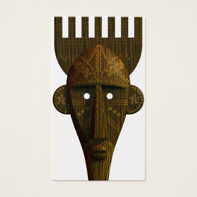 Cartes De Visite Masque rituel africain (Devant)