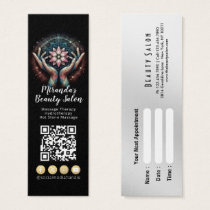 Cartes De Visite Massage Thérapie Guérison Mains Énergie Spa Bien-ê