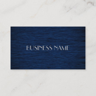 Cartes de visite matériels en bois bleu-foncé