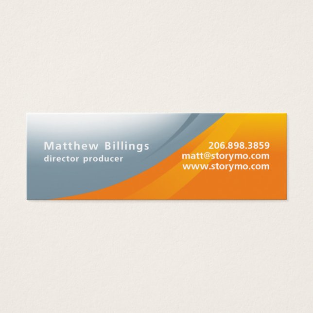 Cartes De Visite Matt Billings Skinny (Devant)