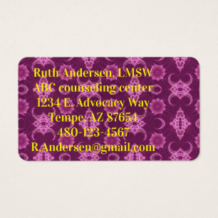 Cartes De Visite Mauve pour vous