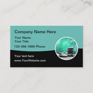 Cartes de visite Médical Massage Zen