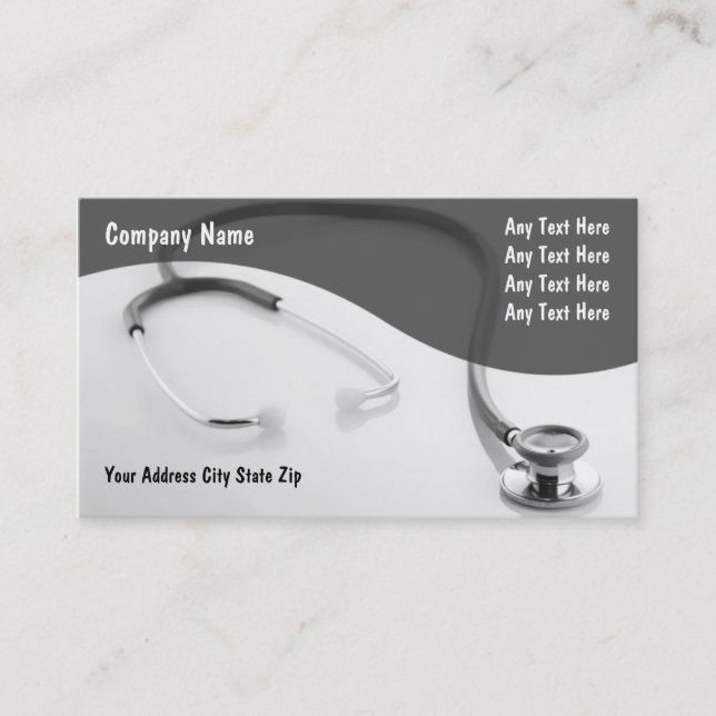 Cartes de visite Médicale (Devant)