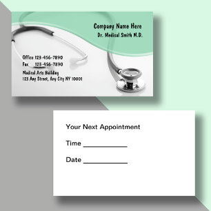 Cartes de visite Médicales