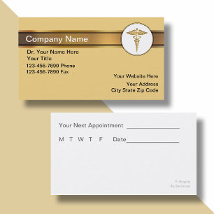 Cartes de visite Médicales