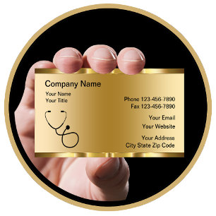 Cartes de visite médicales chic