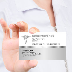 Cartes de visite médicales élégantes