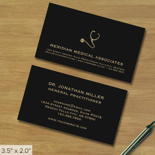 Cartes de visite Médicales modernes