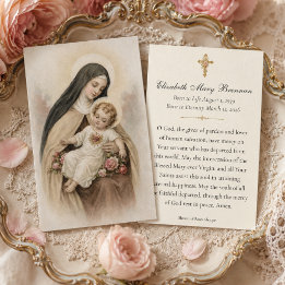 Cartes De Visite Mémorial funéraire de Ste Thérèse de l'Enfant Jésu