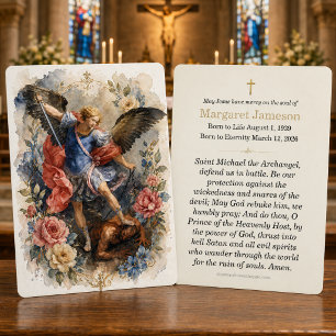 Cartes De Visite Mémorial funéraire Saint-Michel, Prière sainte
