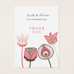 Cartes De Visite Merci Mariage Cadeau Favoriser Tags Honeysuckle