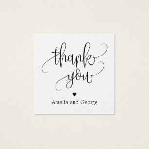 Cartes De Visite Merci Mariage DE COULEUR MODIFIABLE Tags #LCC