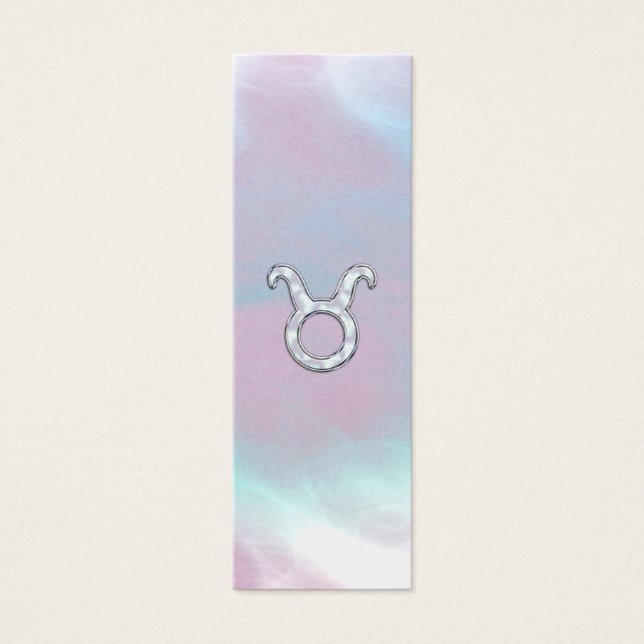 Cartes De Visite Mère de Pearl Taurus Zodiac Astrologie (Devant)