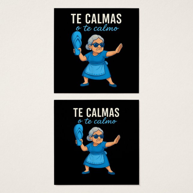 Cartes De Visite Mère espagnole mexicaine drôle (Devant & derrière)