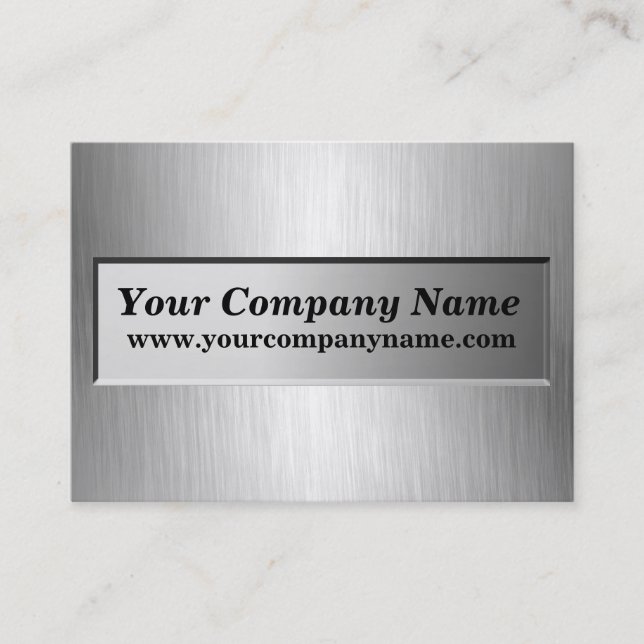 Cartes de visite Metal Nameplate Company (Devant)