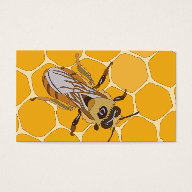 Cartes De Visite Miel Bee sur Honeypeb (Devant)