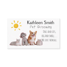 Cartes de visite mignonnes et colorées pour Toilet