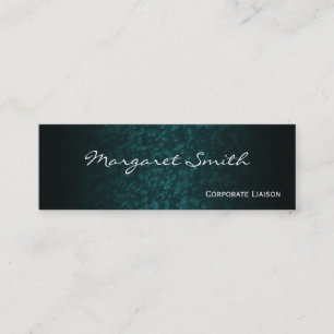 Cartes de visite minces professionnels bleus