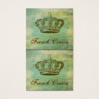 Cartes De Visite Mini-Cartes de la Couronne française ou Hang Tags