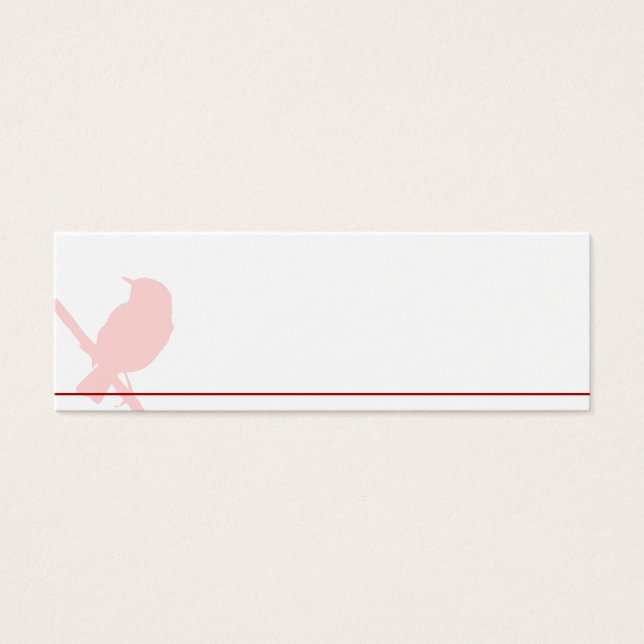 Cartes De Visite Mini-cartes pour le tableau de mariage (Devant)