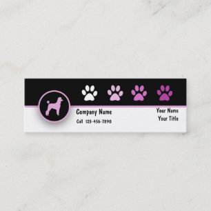 Cartes de visite mini pour entreprise de soins aux