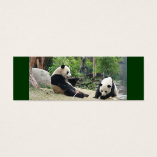 Cartes De Visite Mini-signet de panda géant