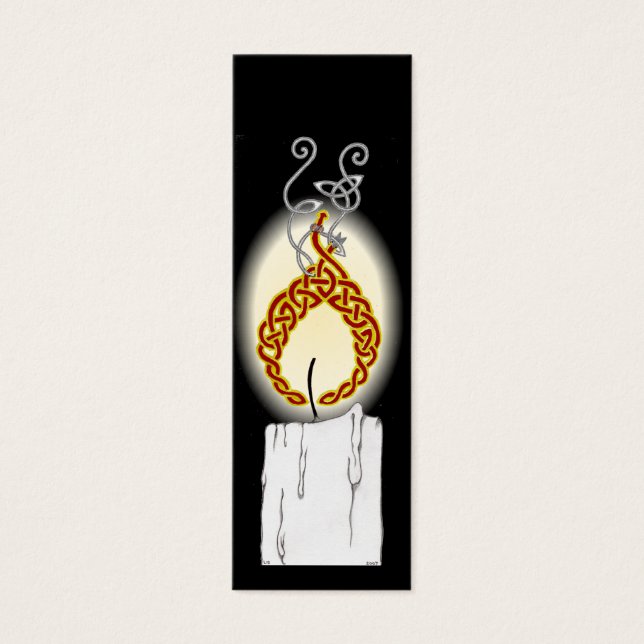 Cartes De Visite Mini-signets du serpent d'incendie (Devant)