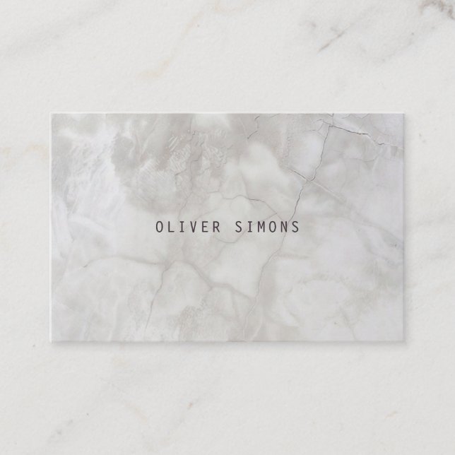 Cartes de visite minimalistes (Devant)
