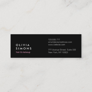 Cartes de visite minimalistes