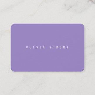 Cartes de visite minimalistes