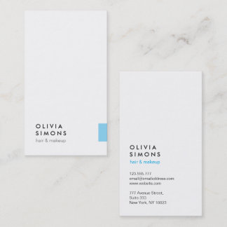 Cartes de visite minimalistes