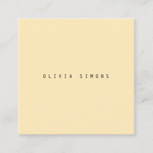 Cartes de visite minimalistes