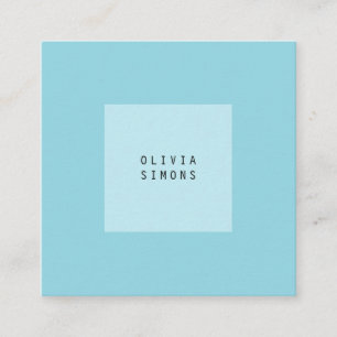 Cartes de visite minimalistes