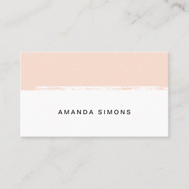 Cartes de visite minimalistes (Devant)