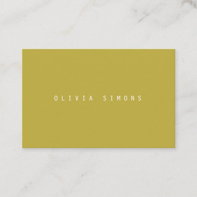 Cartes de visite minimalistes (Devant)