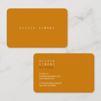 Cartes de visite minimalistes