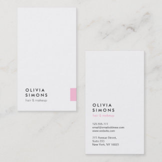 Cartes de visite minimalistes