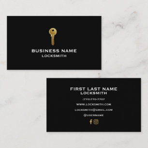 Cartes de visite minimalistes de luxe