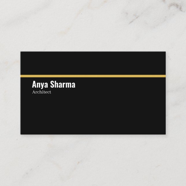 Cartes de visite minimalistes et modernes (Devant)