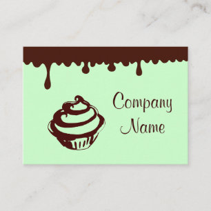 Cartes de visite Mint Chocolate Cupcake personnali